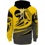 personalized-iowa-hawkeyes-football-burst-black-gray-hoodie-best-selling.webp