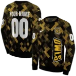personalized-kennesaw-state-owls-pixel-grid-gold-black-hoodie-best-selling.webp