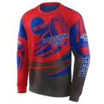 personalized-la-tech-football-burst-blue-gray-hoodie-best-selling.webp