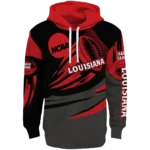 personalized-louisiana-ragin-cajuns-football-burst-red-gray-hoodie-best-selling.webp