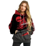 personalized-louisiana-ragin-cajuns-football-burst-red-gray-hoodie-best-selling.webp