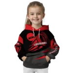 personalized-louisiana-ragin-cajuns-football-burst-red-gray-hoodie-best-selling.webp