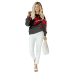 personalized-louisiana-ragin-cajuns-football-burst-red-gray-hoodie-best-selling.webp