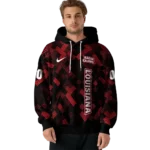 personalized-louisiana-ragin-cajuns-pixel-grid-red-black-hoodie-best-selling.webp