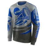 personalized-memphis-tigers-football-burst-blue-gray-hoodie-best-selling.webp