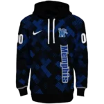 personalized-memphis-tigers-pixel-grid-blue-black-hoodie-best-selling.webp