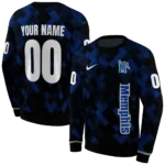 personalized-memphis-tigers-pixel-grid-blue-black-hoodie-best-selling.webp