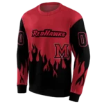 personalized-miami-redhawks-flame-edge-red-black-hoodie-best-selling.webp