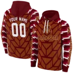 personalized-minnesota-golden-gophers-arrow-stripes-maroon-hoodie-best-selling.webp