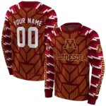 personalized-minnesota-golden-gophers-arrow-stripes-maroon-hoodie-best-selling.webp