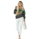 personalized-ohio-bobcats-football-burst-green-gray-hoodie-best-selling.webp
