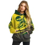 personalized-oregon-ducks-football-burst-green-gray-hoodie-best-selling.webp