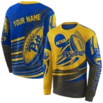 personalized-pittsburgh-panthers-football-burst-royal-blue-gray-hoodie-best-selling.webp