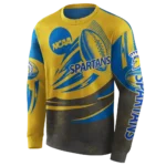personalized-san-jose-state-spartans-football-burst-blue-gray-hoodie-best-selling.webp