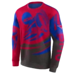 personalized-smu-mustangs-football-burst-blue-gray-hoodie-best-selling.webp