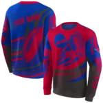 personalized-smu-mustangs-football-burst-blue-gray-hoodie-best-selling.webp