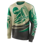 personalized-south-florida-bulls-football-burst-green-gray-hoodie-best-selling.webp