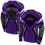 personalized-tcu-horned-frogs-spider-armor-purple-black-hoodie-best-selling.webp