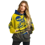 personalized-toledo-rockets-football-burst-blue-gray-hoodie-best-selling.webp