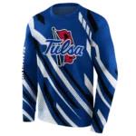 personalized-tulsa-golden-hurricane-bold-angles-blue-white-black-hoodie-best-selling.webp