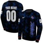 personalized-tulsa-golden-hurricane-pixel-grid-blue-black-hoodie-best-selling.webp