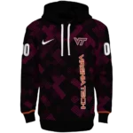 personalized-virginia-tech-hokies-pixel-grid-maroon-black-hoodie-best-selling.webp