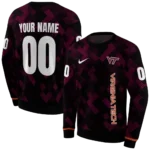 personalized-virginia-tech-hokies-pixel-grid-maroon-black-hoodie-best-selling.webp