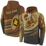 personalized-western-michigan-broncos-football-burst-brown-gray-hoodie-best-selling.webp