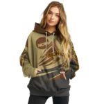 personalized-western-michigan-broncos-football-burst-brown-gray-hoodie-best-selling.webp