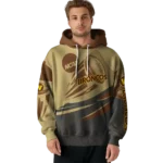 personalized-western-michigan-broncos-football-burst-brown-gray-hoodie-best-selling.webp