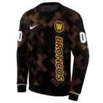 personalized-western-michigan-broncos-pixel-grid-brown-black-hoodie-best-selling.webp