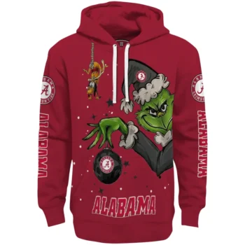 Alabama Crimson Tide Hoodie - Chirstmas Grinch