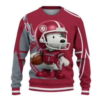 Alabama Crimson Tide Sweater - Helmet Snoopy