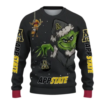 Appalachian State Mountaineers Sweater - Grinch Stare