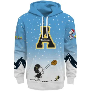 Appalachian State Mountaineers Hoodie - Winter Snoopy