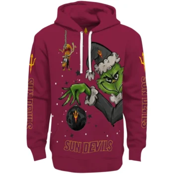 Arizona State Sun Devils Hoodie - Chirstmas Grinch