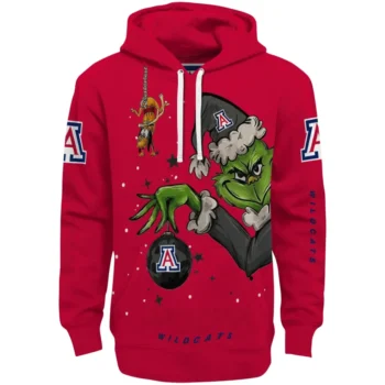 Arizona Wildcats Hoodie - Chirstmas Grinch