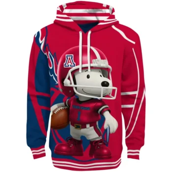 Arizona Wildcats Hoodie - Football Snoopy