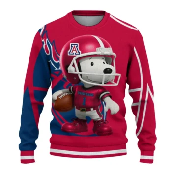 Arizona Wildcats Sweater - Helmet Snoopy