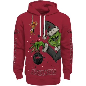 Arkansas Razorbacks Hoodie - Chirstmas Grinch