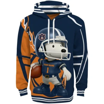 Auburn Tigers Hoodie - Football Snoopy