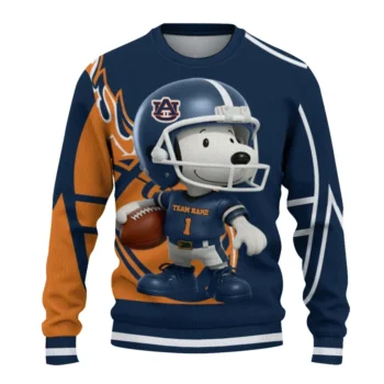 Auburn Tigers Sweater - Helmet Snoopy