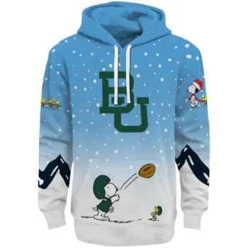 Baylor Bears Hoodie - Winter Snoopy