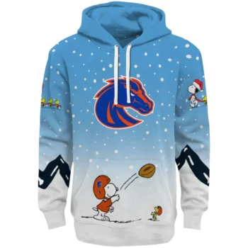 Boise State Broncos Hoodie - Winter Snoopy