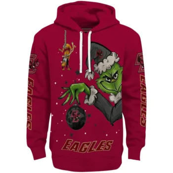 Boston College Eagles Hoodie - Chirstmas Grinch