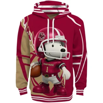 Boston College Eagles Hoodie - Football Snoopy