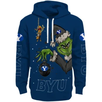 BYU Cougars Hoodie - Chirstmas Grinch