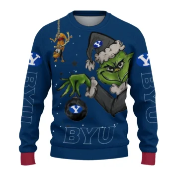 BYU Cougars Sweater - Grinch Stare