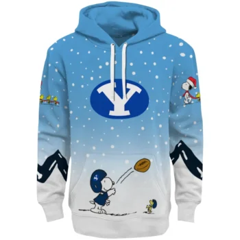 BYU Cougars Hoodie - Winter Snoopy