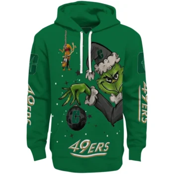 Charlotte 49ers Hoodie - Chirstmas Grinch